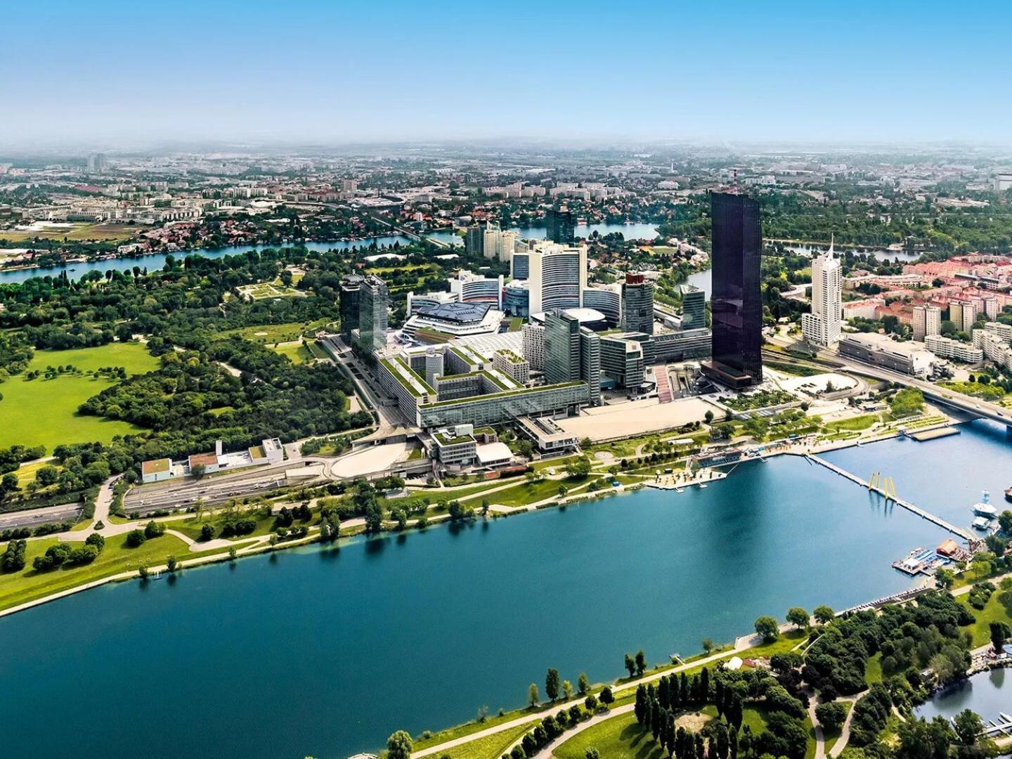 U1 Alte Donau Old Danube City Apartment 2 Viena Exterior foto